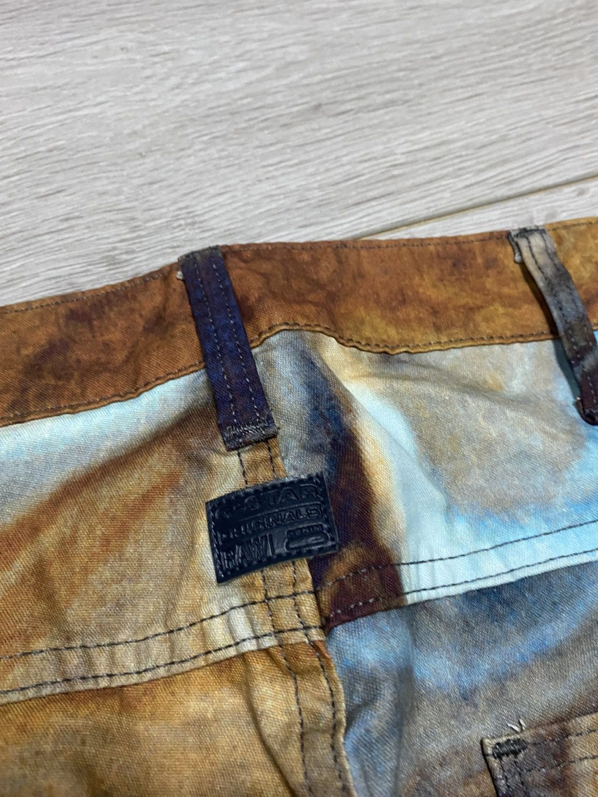 G-Star × Pharrell G-Star Pharrell Williams Jupiter Camouflage Print Biker Pant Size US 31 - 10 Thumbnail