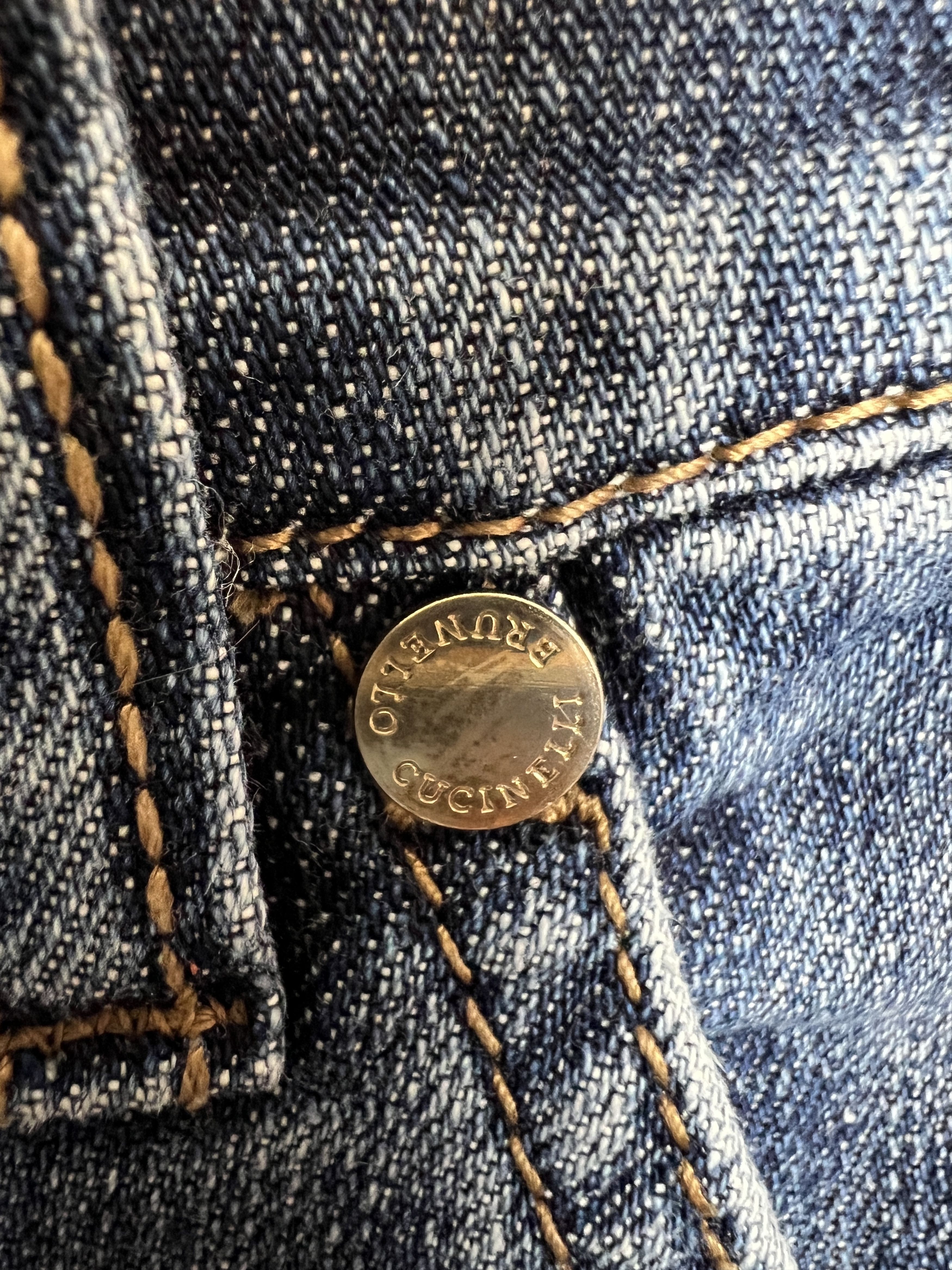 Brunello Cucinelli Brunello Cucinelli Women's Skinny Fit Blue Jeans Size 30" / US 8 / IT 44 - 10 Thumbnail