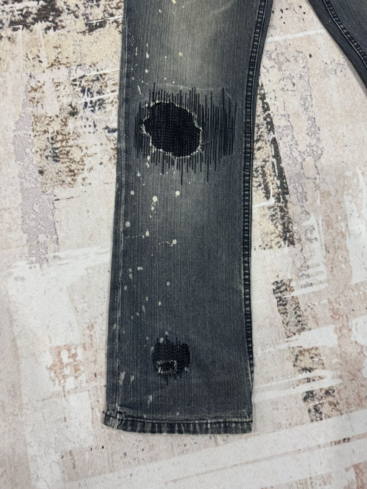 If Six Was Nine vintage NumberNine distress jeans non selvedge Size US 30 / EU 46 - 4 Thumbnail