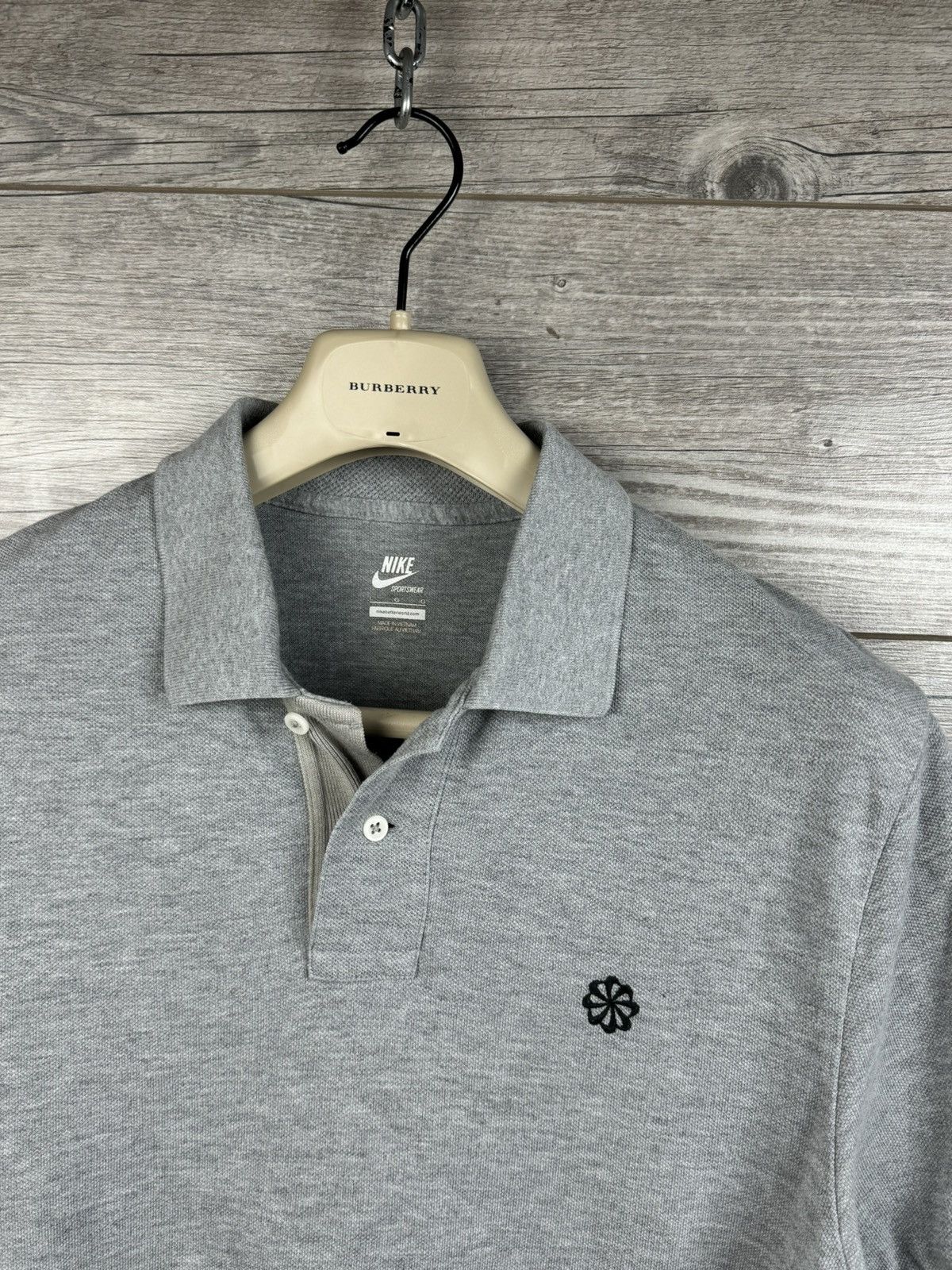 Nike Nike polo 👕 Y2K drill style size L Size US L / EU 52-54 / 3 - 4 Thumbnail