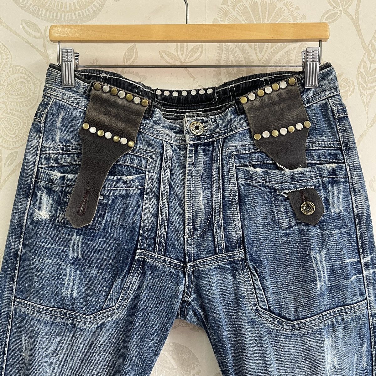 Beauty Beast × Japanese Brand Beauty Beast Japan Seditionaries Blue Jeans Size US 30 / EU 46 - 20 Thumbnail