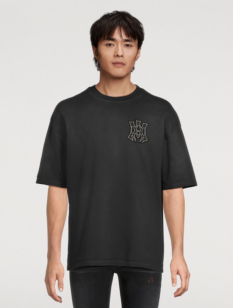 Amiri o1orln1025 MA Hollywood Oversized T-Shirt in Black Size US L / EU 52-54 / 3 - 2 Thumbnail
