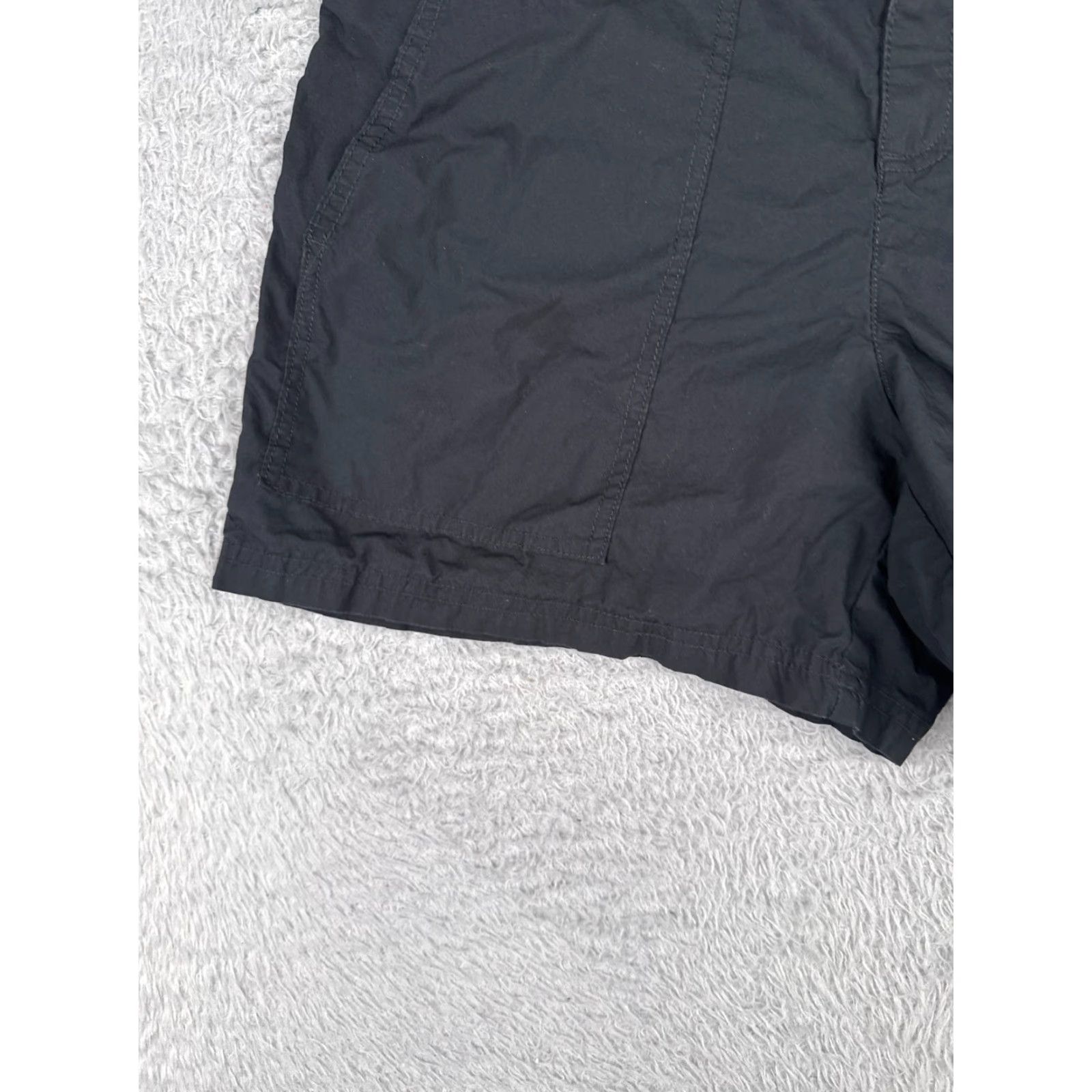 Vintage Columbia Shorts Women 10 Black Holly Hideaway Washed Out 100% Cotton 32x5 Size 32" / US 10 / IT 46 - 3 Thumbnail