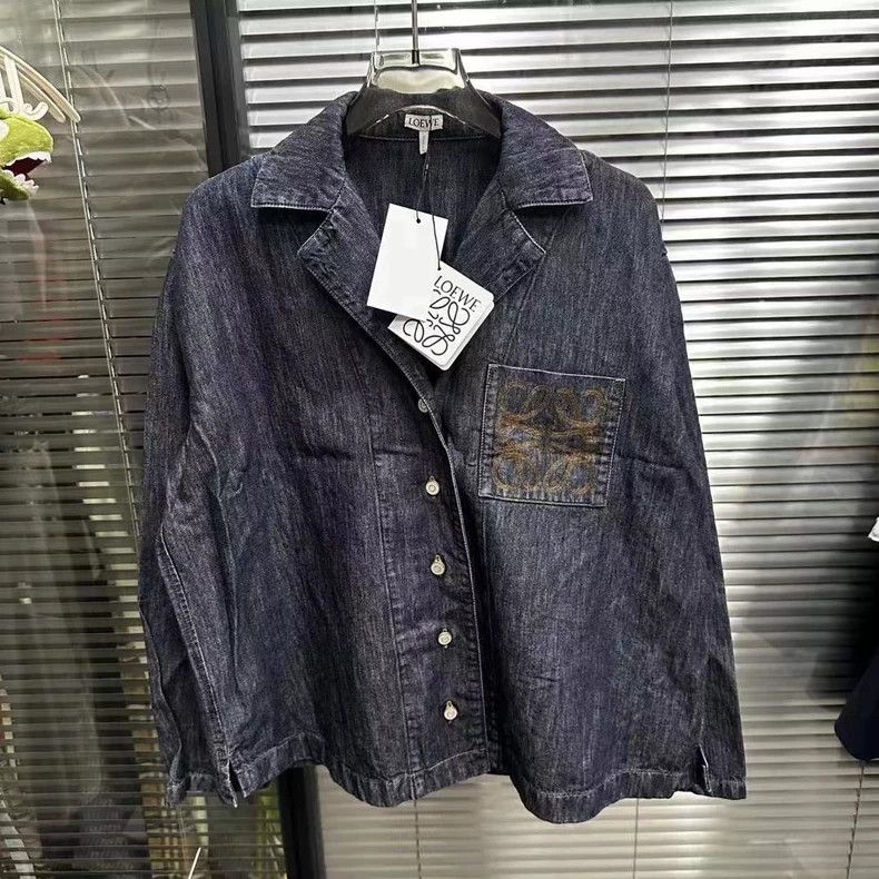 Loewe LOEWE Pocket logo denim jacket Size XS / US 0-2 / IT 36-38 - 1 Thumbnail