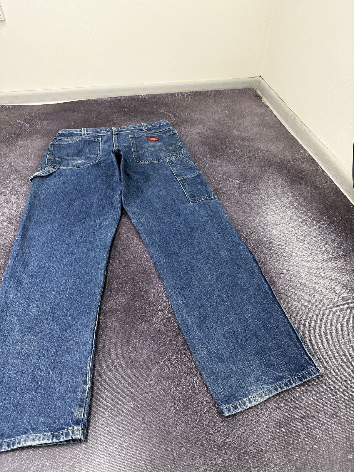 Dickies Vintage Dickies Baggy Denim Carpenter Hype Work Jeans Pants Size US 34 / EU 50 - 4 Thumbnail