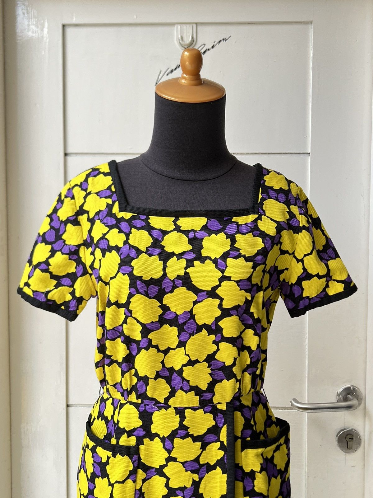 Oscar De La Renta OSCAR DE LA RENTA Flower Motive Dress Size XS / US 0-2 / IT 36-38 - 6 Thumbnail