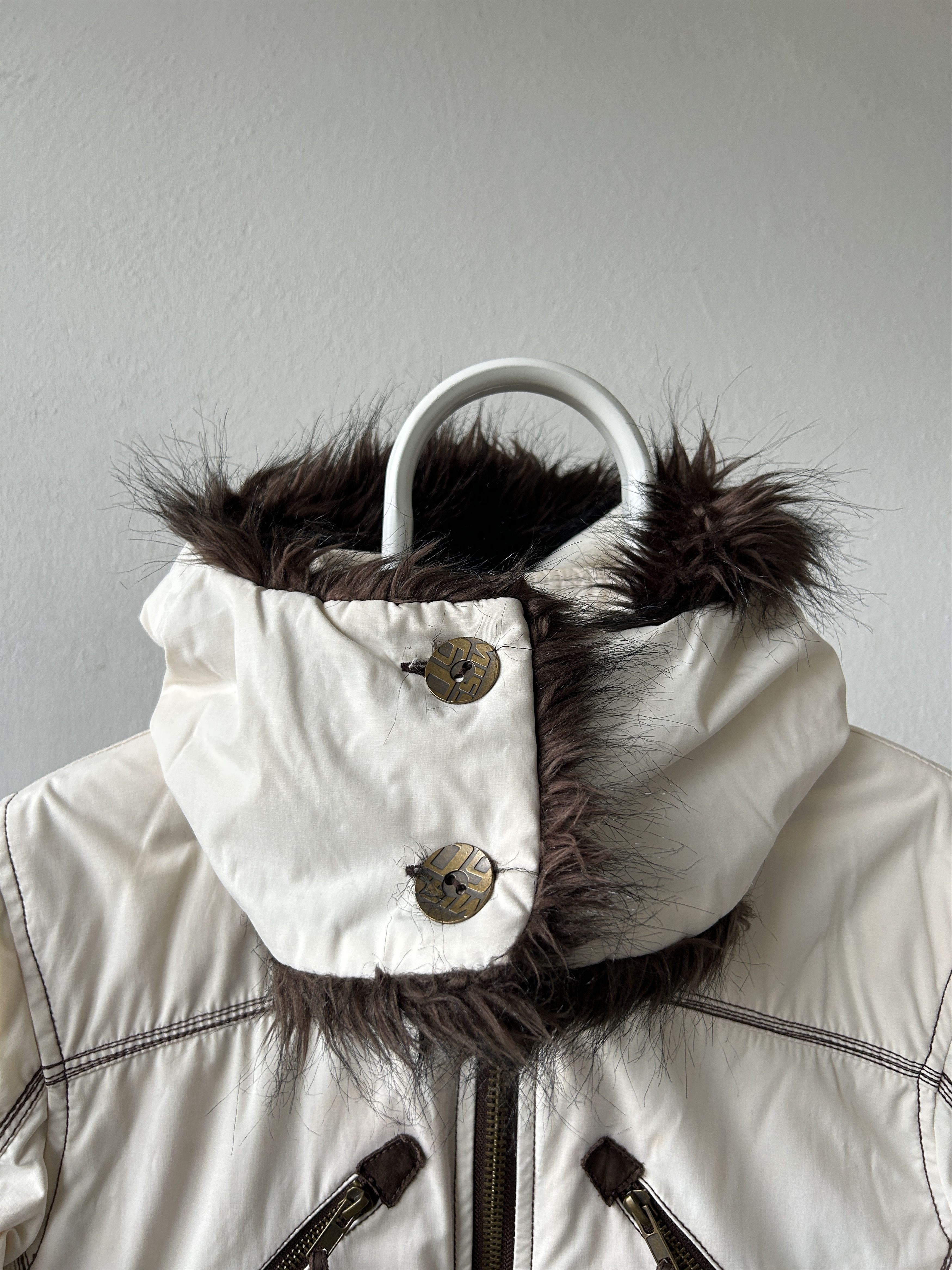 Miss Sixty Archive y2k Miss Sixty faux fur lined hooded bomber Size XL / US 12-14 / IT 48-50 - 5 Thumbnail