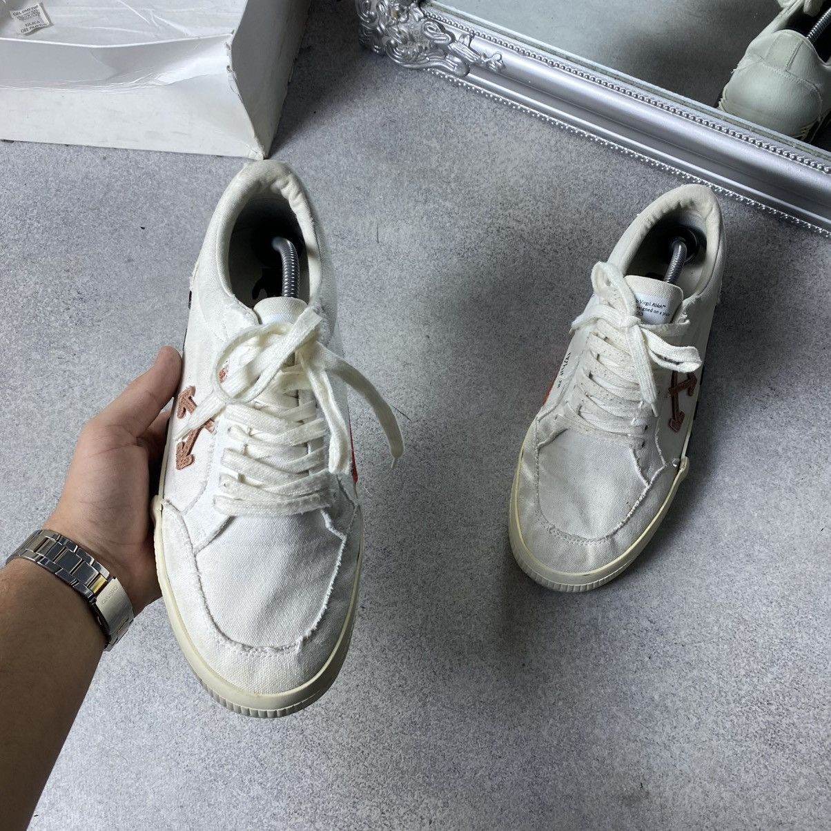 Off-White Off-White Sneakers Vulcanized Black White Canvas Size US 10 / EU 43 - 2 Thumbnail