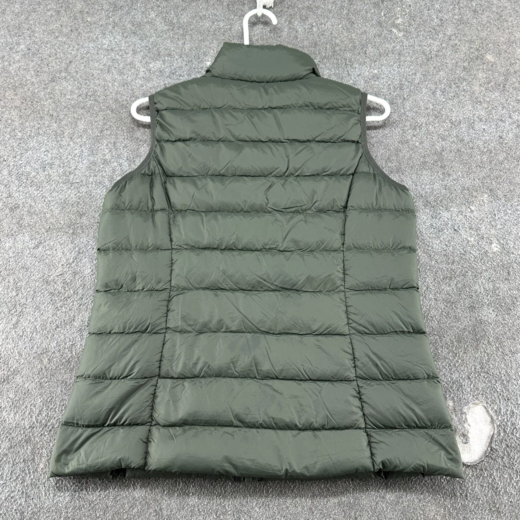 Eddie Bauer VINTAGE Eddie Bauer Vest Womens M Green Puffer Insulated Full Zip Feather Down EB650 Size M / US 6-8 / IT 42-44 - 6 Thumbnail