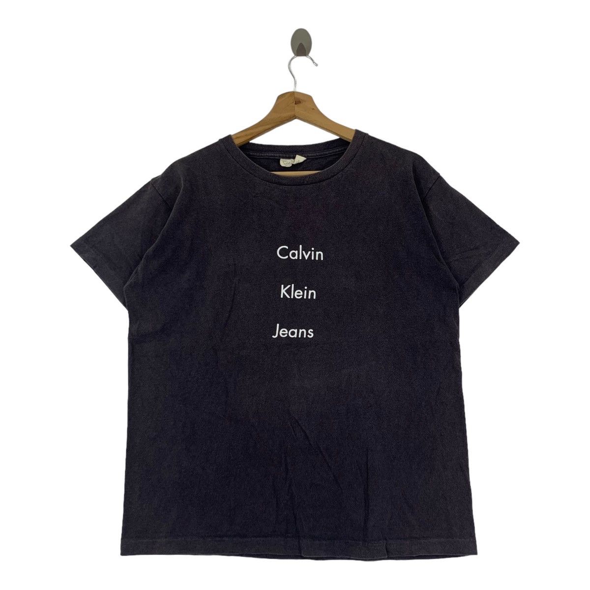 Vintage 90’ CALVIN KLEIN CK Made In USA Tee Shirt Top Diver
