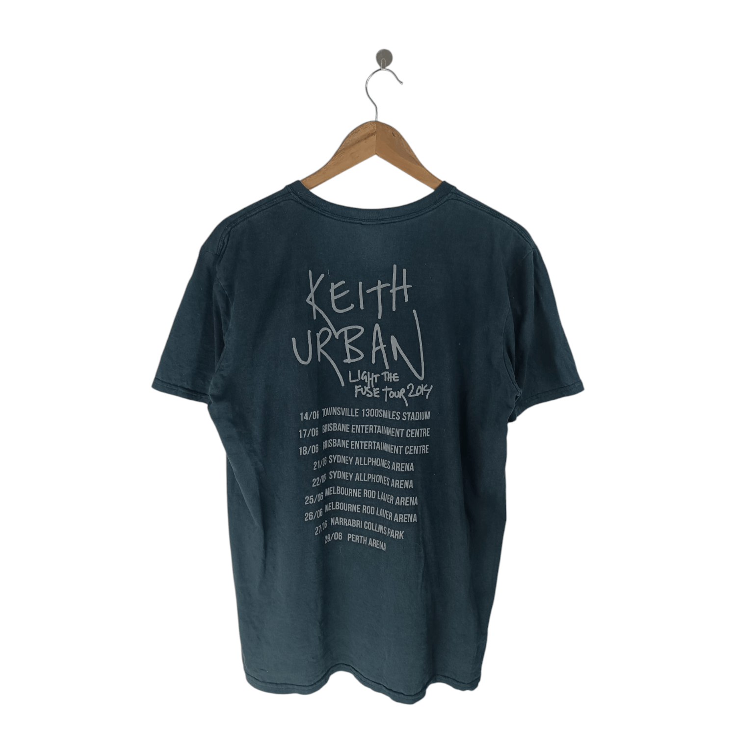 FADED VINTAGE 2014 KEITH URBAN TOUR TEE blake shelton church
