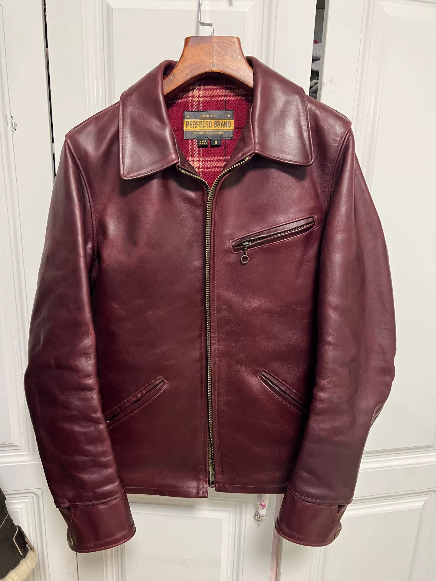 Schott Schott American Leather Jacket Size US M / EU 48-50 / 2 - 1 Thumbnail