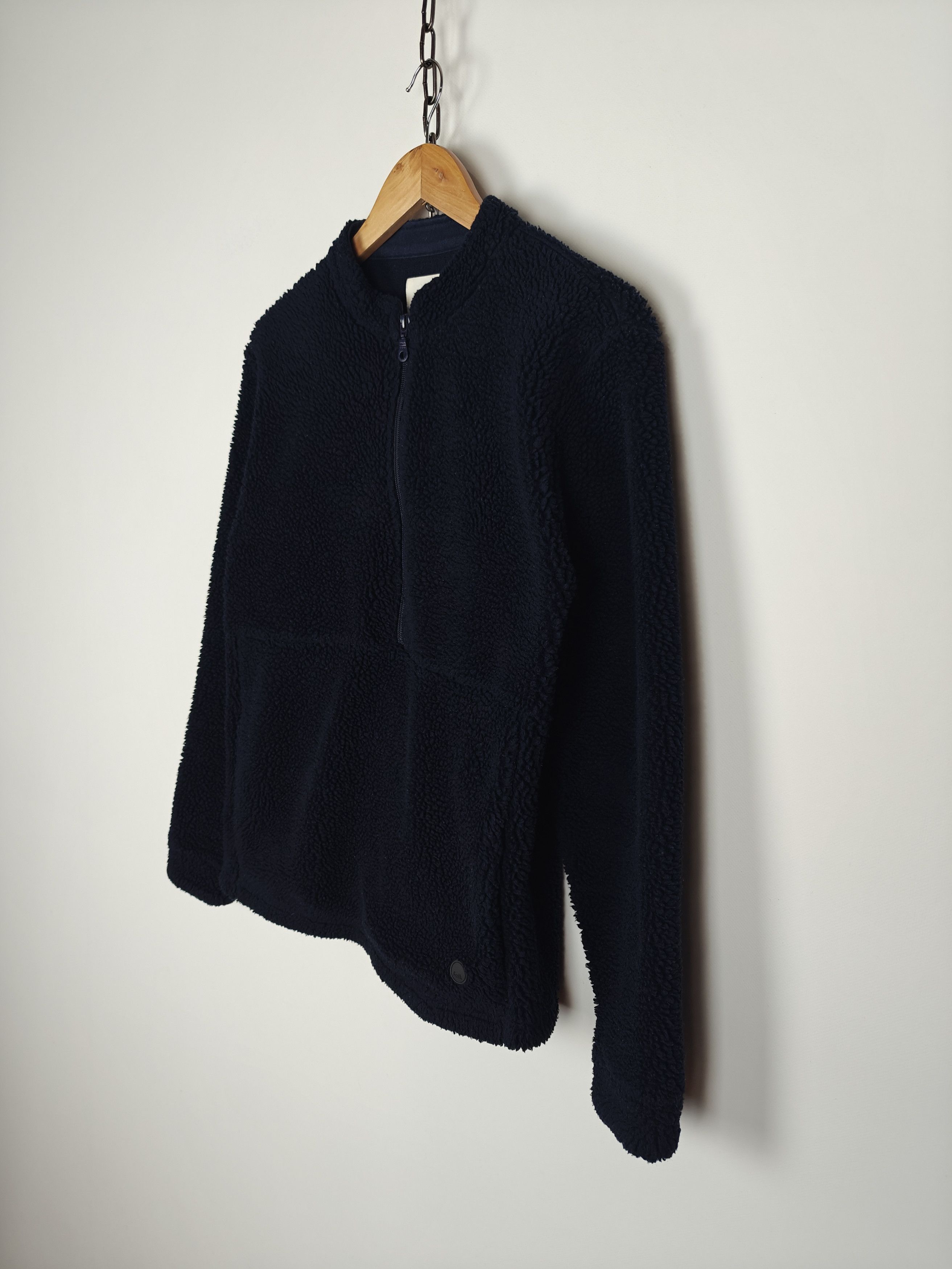 Folk Folk Fleece Jacket Half Zip Pullover Sherpa Blue size 2 (S) Size US S / EU 44-46 / 1 - 6 Thumbnail