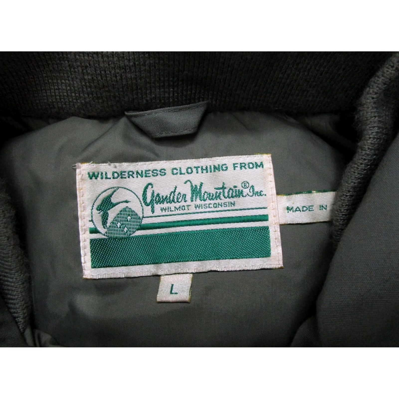 Vintage VINTAGE Gander Mountain Puffer Vest Jacket Green L Mens Down Fill Go​ose Down Fill Size US L / EU 52-54 / 3 - 2 Thumbnail