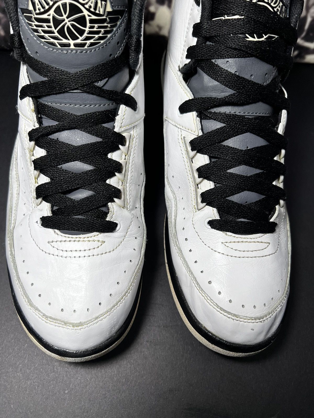 Jordan Brand Nike Air Jordan 2 Retro Wing It Men’s Size 10 Black White OG Size US 10 / EU 43 - 7 Thumbnail