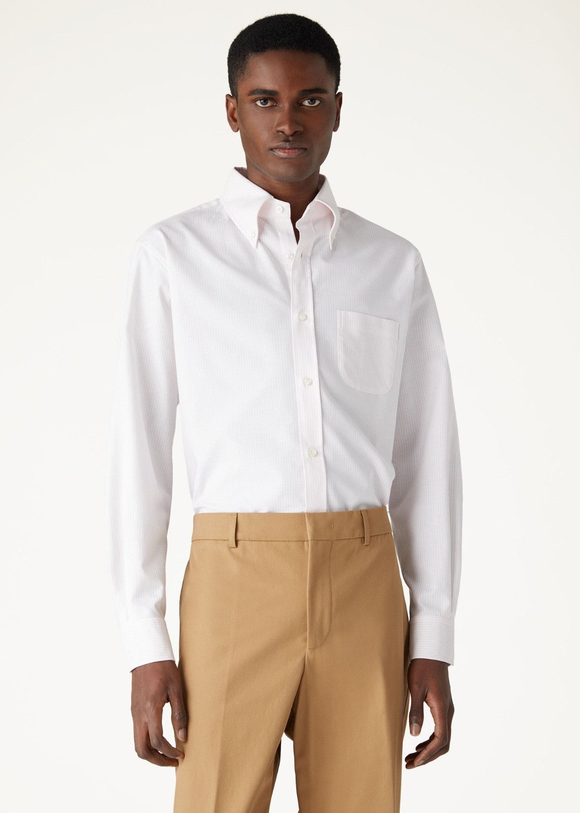 Loro Piana o1srvl11e0325 FAO0361 Cotton Shirt in White Size US S / EU 44-46 / 1 - 2 Thumbnail