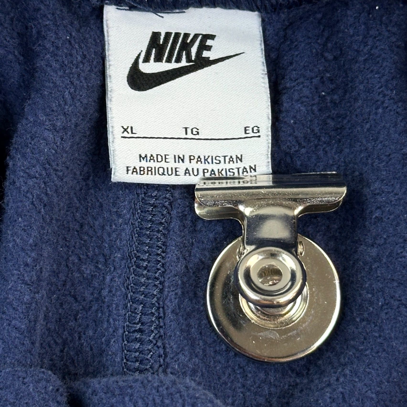 Nike VINTAGE Nike Sportswear Club Fleece Pants Mens XL Blue Jogger Sweatpants Swoosh Logo Size US 36 / EU 52 - 6 Thumbnail