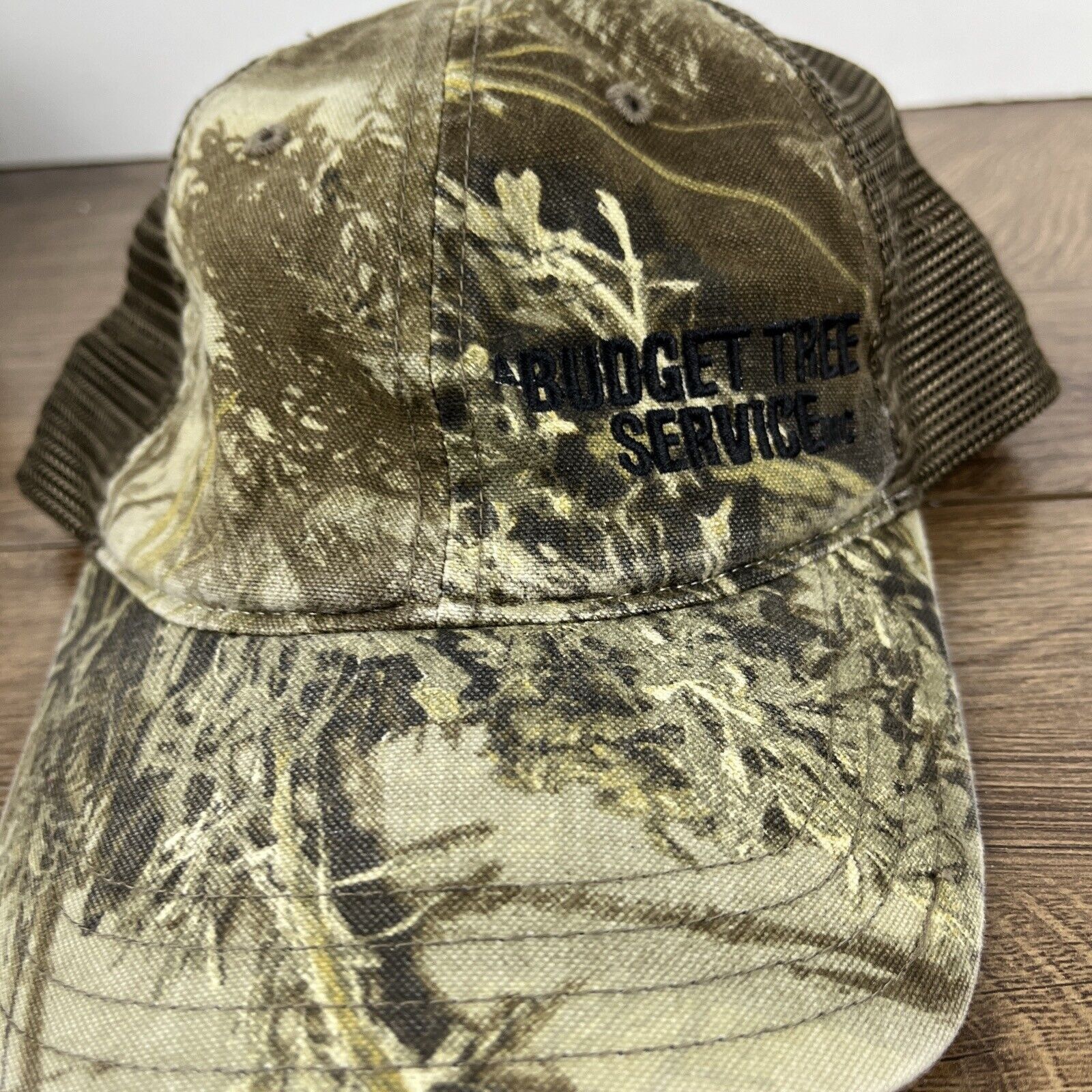 Other Budget Tree Service Hat Camo Green Hat Adjustable Green Adul Size ONE SIZE - 7 Thumbnail