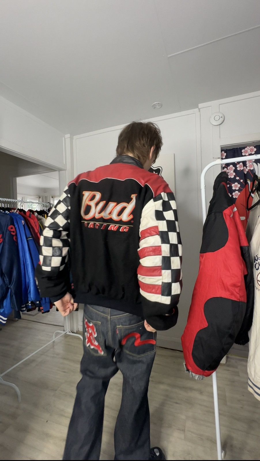 NASCAR × Vintage Authentic Vintage Bud Racing NASCAR Jacket Size US L / EU 52-54 / 3 - 3 Thumbnail