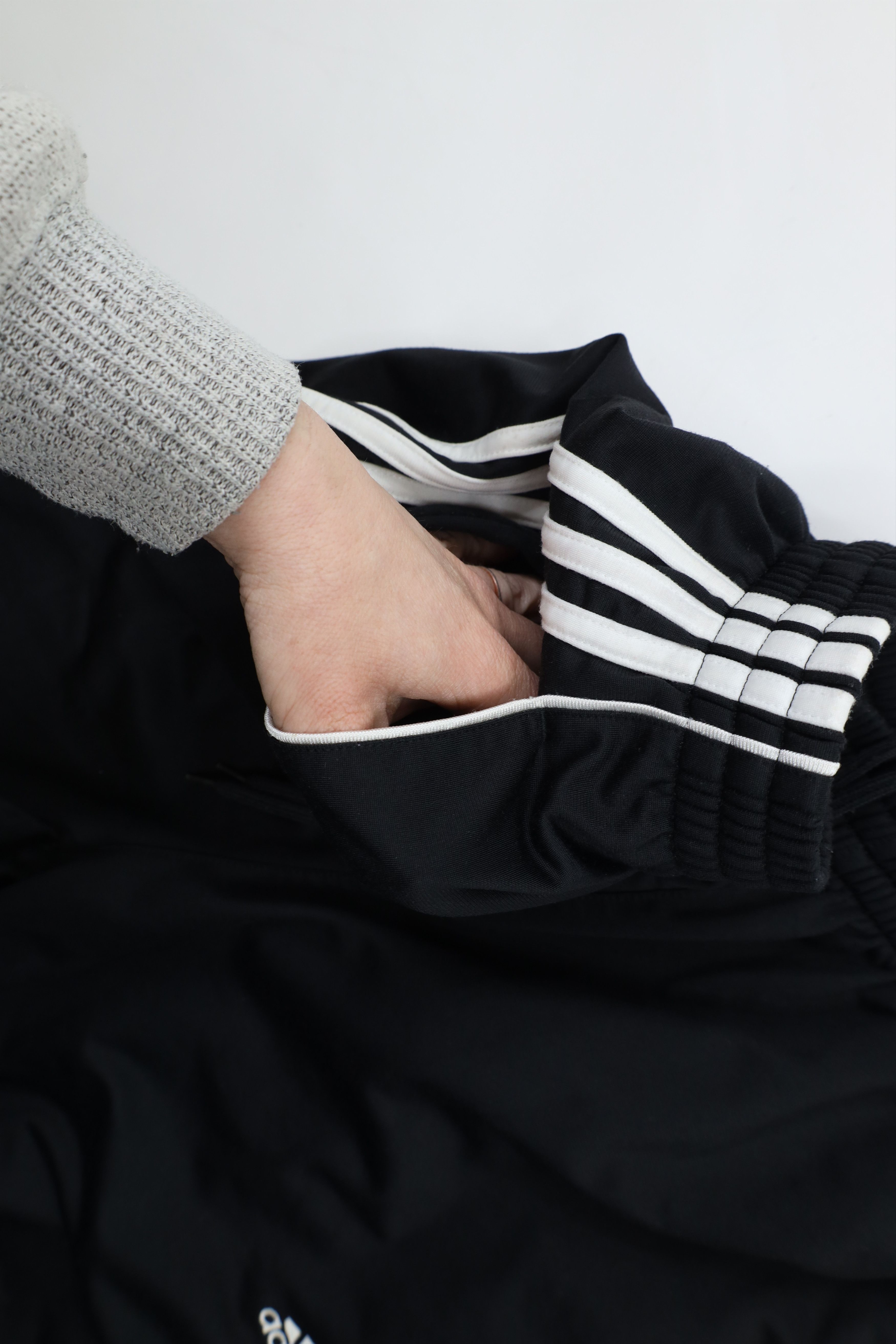 Adidas × Vintage Vintage Adidas Spell Out Striped Wide Leg Sweatpants Pants Size US 36 / EU 52 - 9 Thumbnail