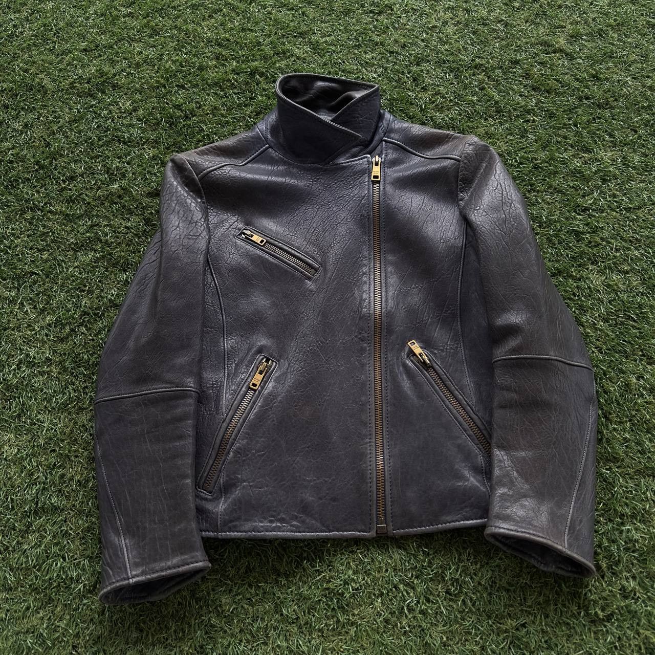 Prada PRADA F/W 2013 BIKER LAMBSKIN LEATHER JACKET RARE ARCHIVE Size M / US 6-8 / IT 42-44 - 2 Thumbnail
