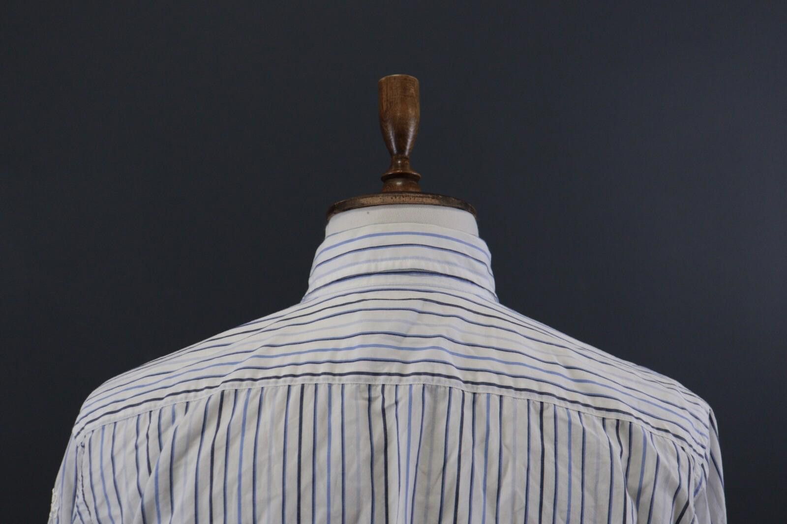 OVER THE STRiPES La Martina Buenos Aires Blue Stripe Shirt 18 / 45 / XXL Size US XXL / EU 58 / 5 - 10 Thumbnail