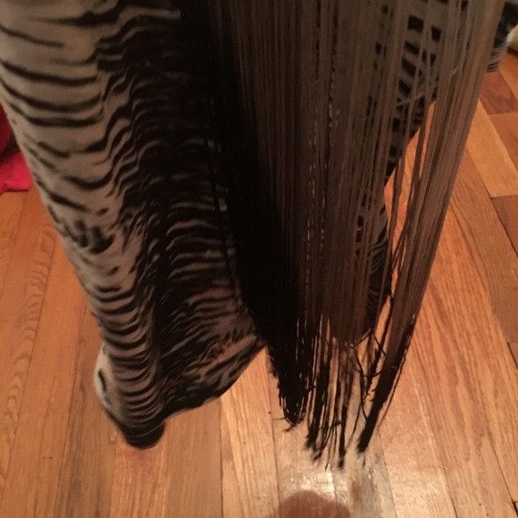 Steve Madden Steve Madden Animal print ombré fringe shirt top Size M / US 6-8 / IT 42-44 - 4 Thumbnail