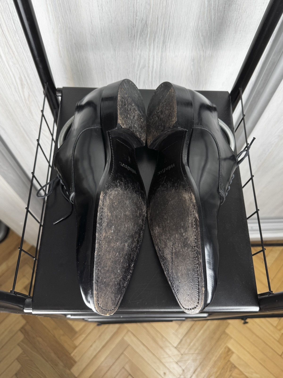Other Windsor. black leather classic derby formal shoes Size US 10.5 / EU 43-44 - 15 Thumbnail