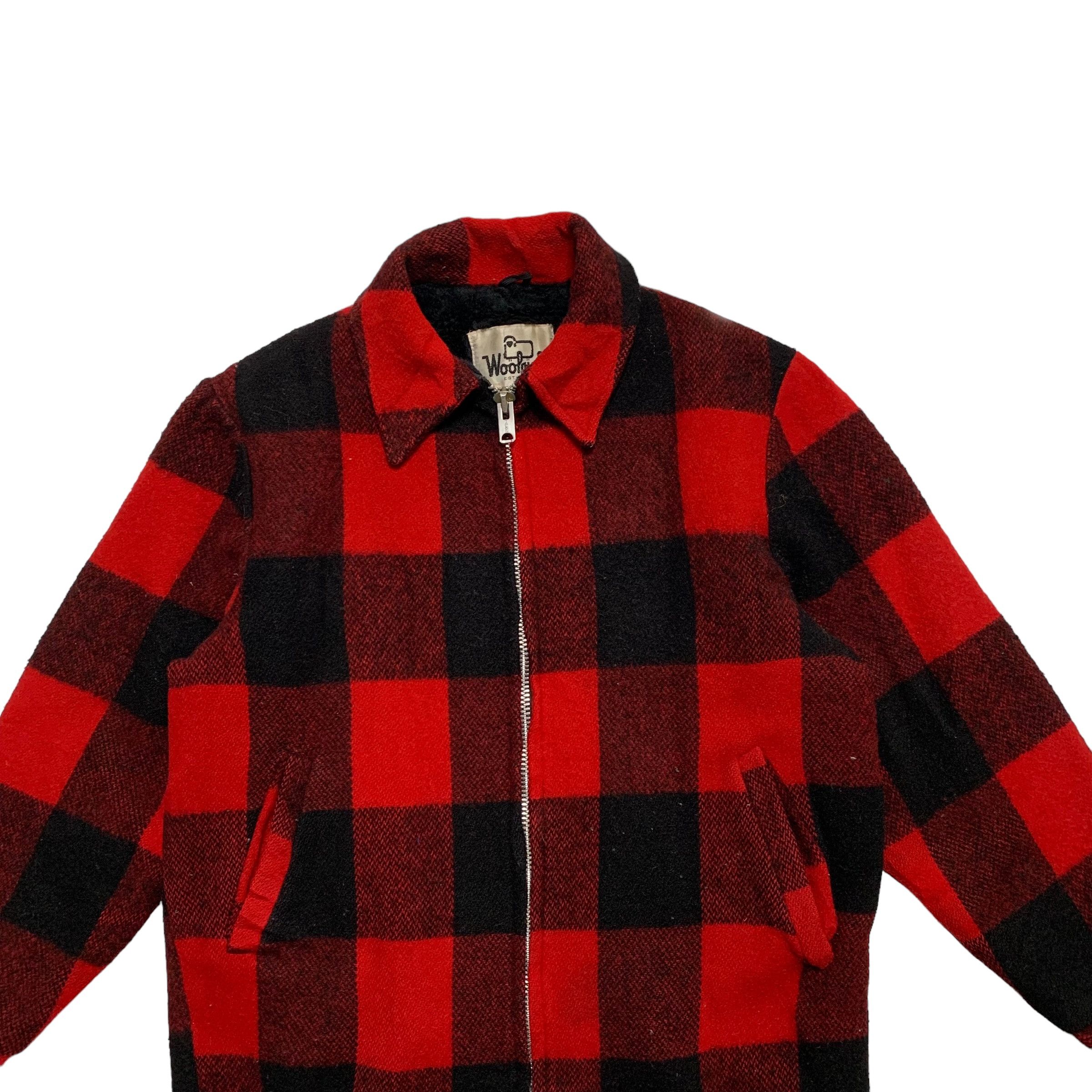 Vintage Vintage 60s Woolrich Tartan Talon Zipper Jacket Size US M / EU 48-50 / 2 - 3 Thumbnail