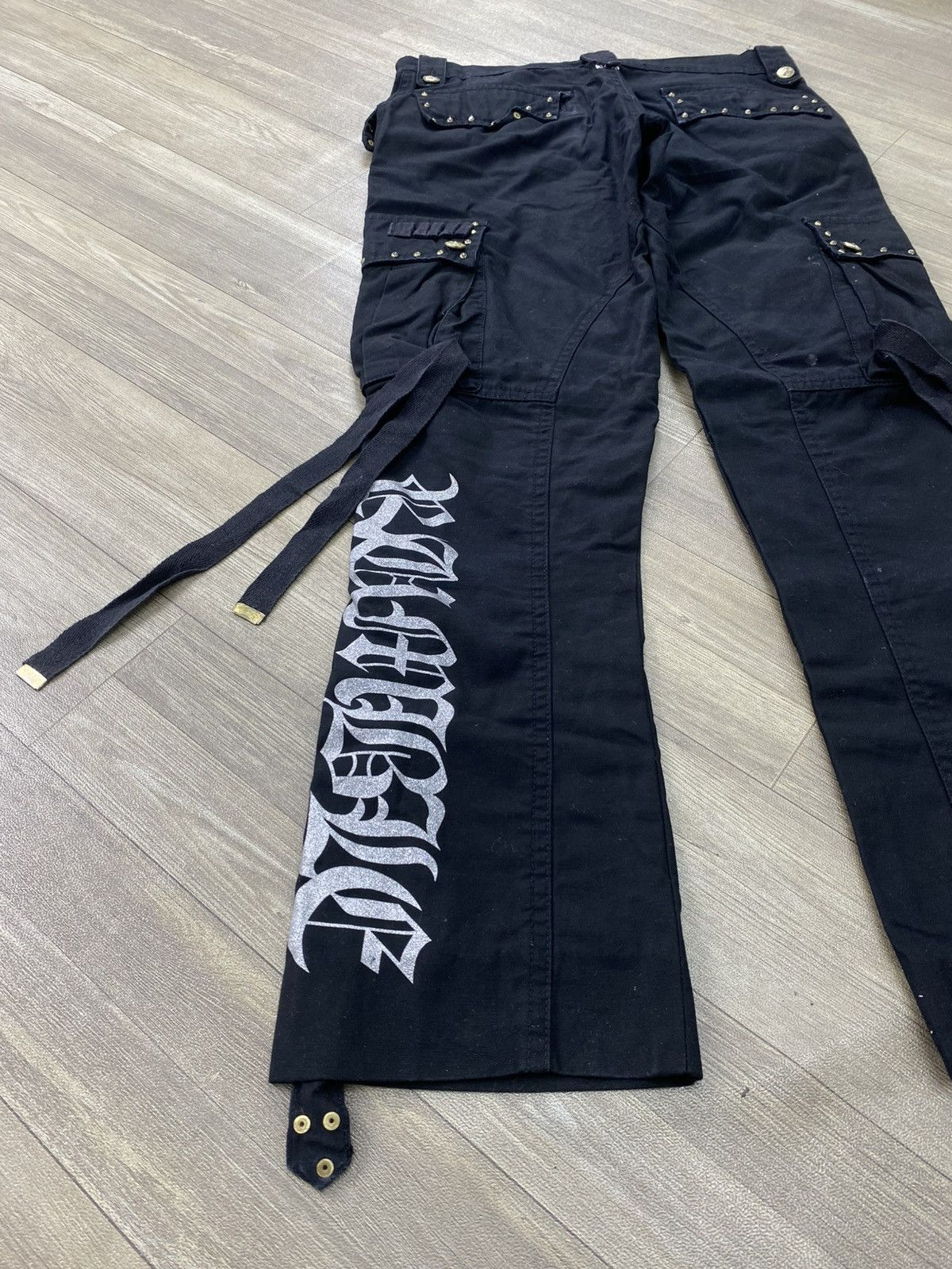 Hysteric Glamour 2000s Skulls Riot Ifsixwasnine Lgb Punk Bondage Cargo Pants Size US 30 / EU 46 - 14 Thumbnail