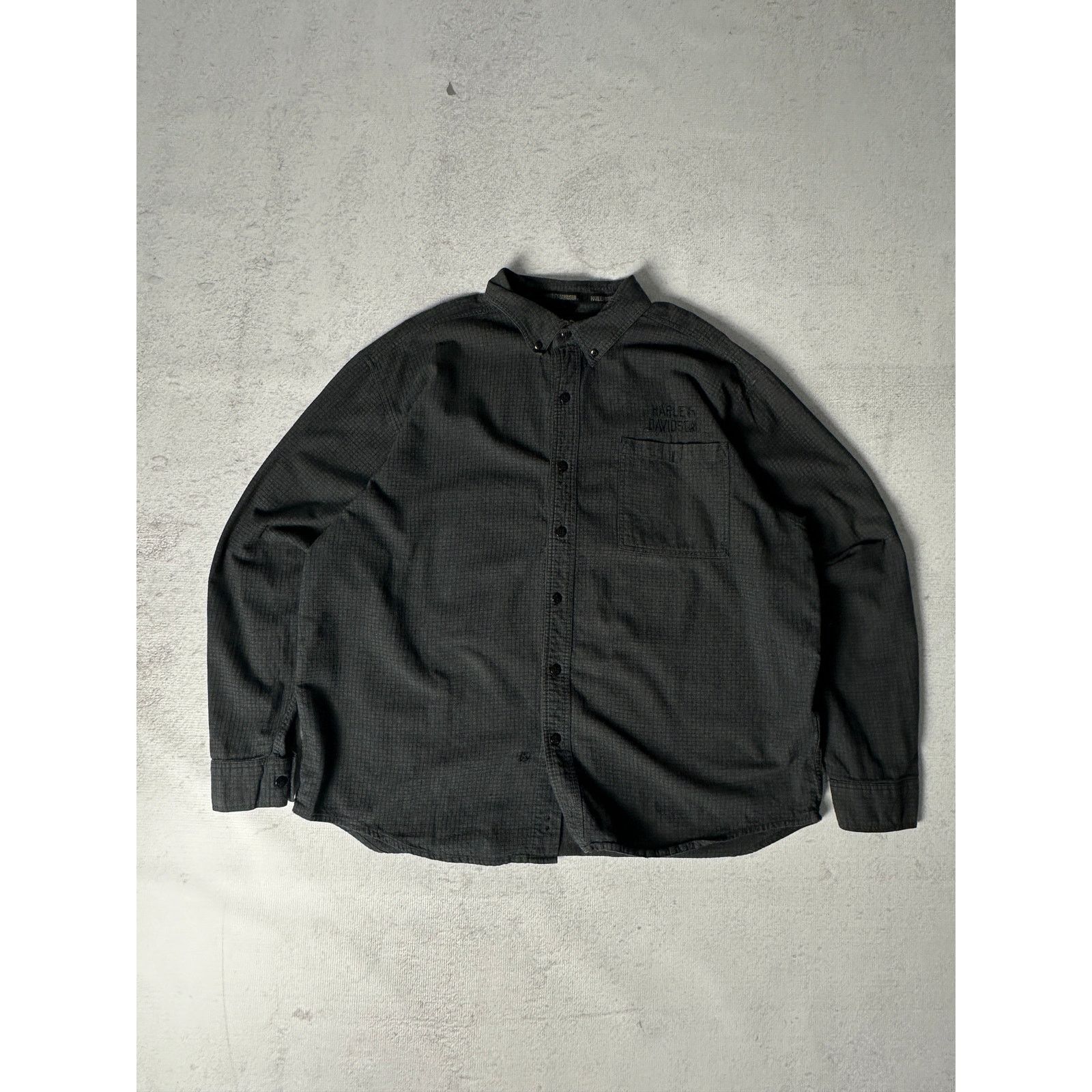 Harley Davidson Vintage Harley Davidson Buttoned Shirt - Men's 2XL Size US XXL / EU 58 / 5 - 1 Thumbnail