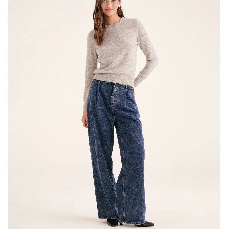 NAADAM Naadam Women's Cement The Original Cashmere Sweater Size XXS Size XXS / US 00 / IT 34 - 13 Thumbnail