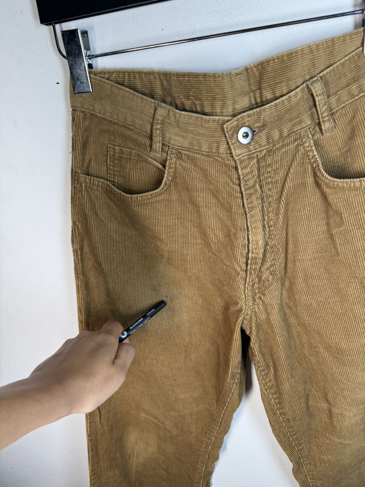 Yves Saint Laurent 30x30 Corduroy YSL Pants Velvet Vintage Jeans Denim Logo Y2k Size US 30 / EU 46 - 20 Thumbnail