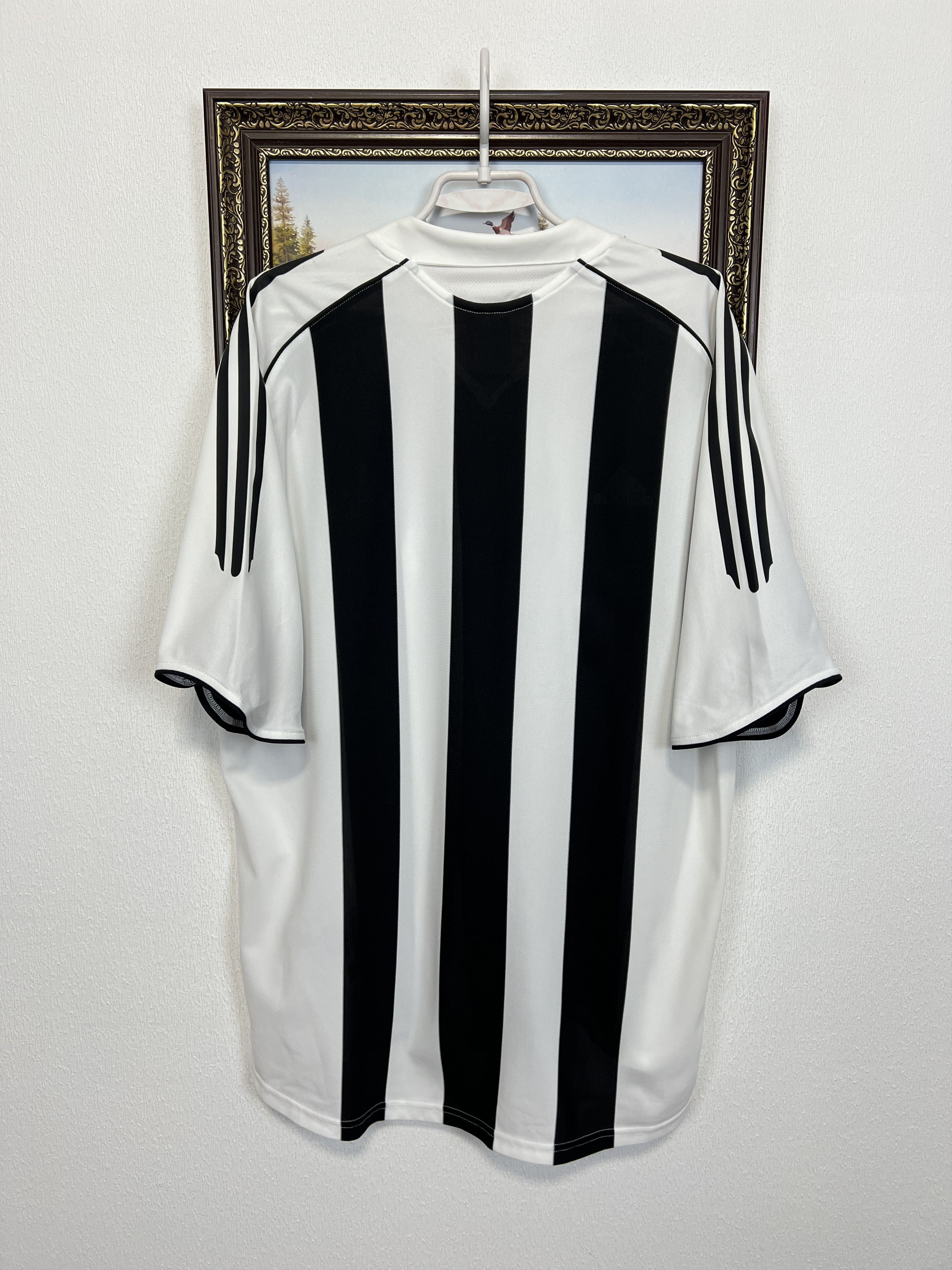 Adidas Newcastle Home football shirt 2005 Soccer Jersey Trikot Rare Size US XL / EU 56 / 4 - 8 Thumbnail