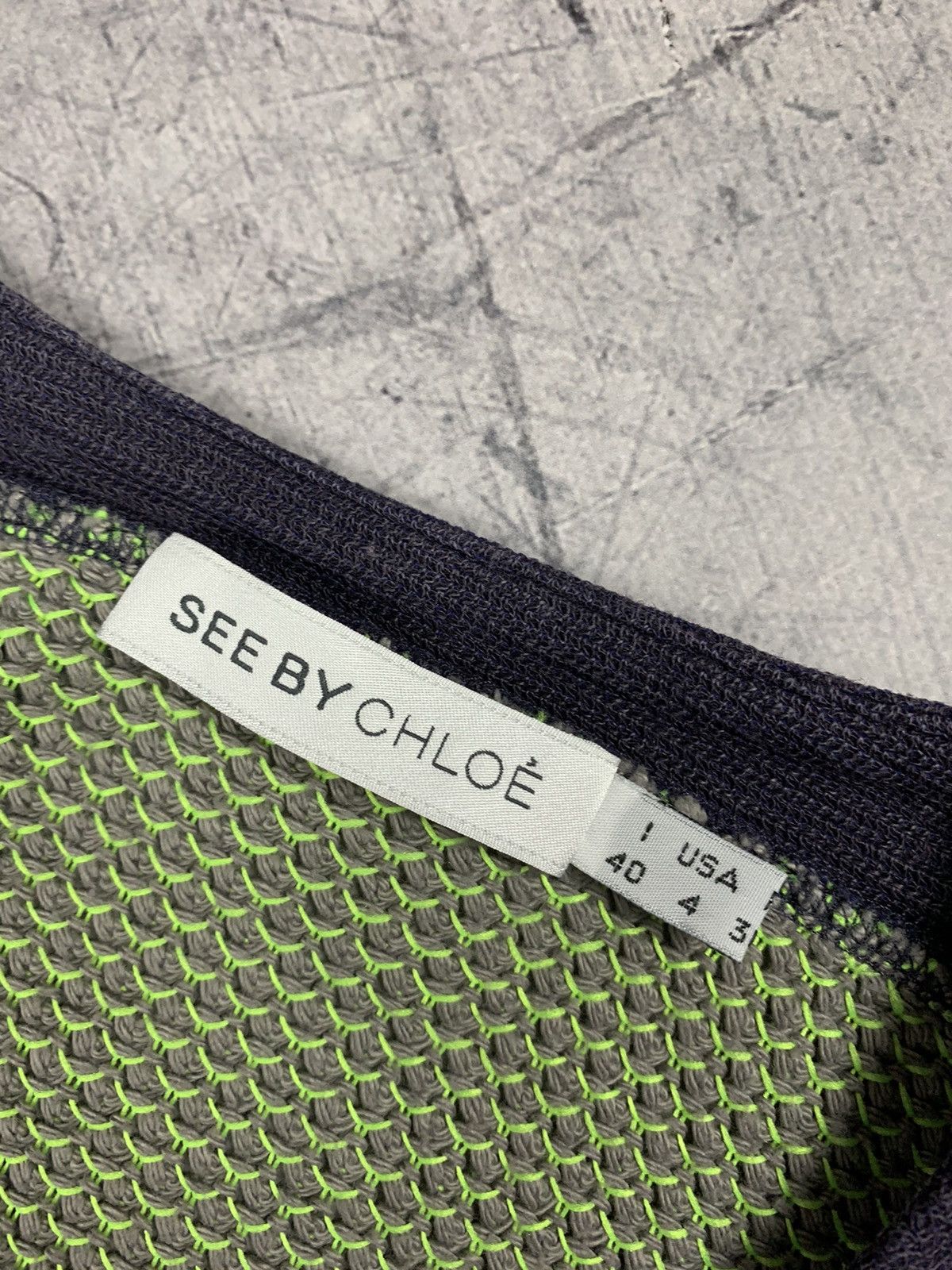 Chloe Designer See By Chloe Vest Sweater Size IT 40 Green Blue Size S / US 4 / IT 40 - 5 Thumbnail