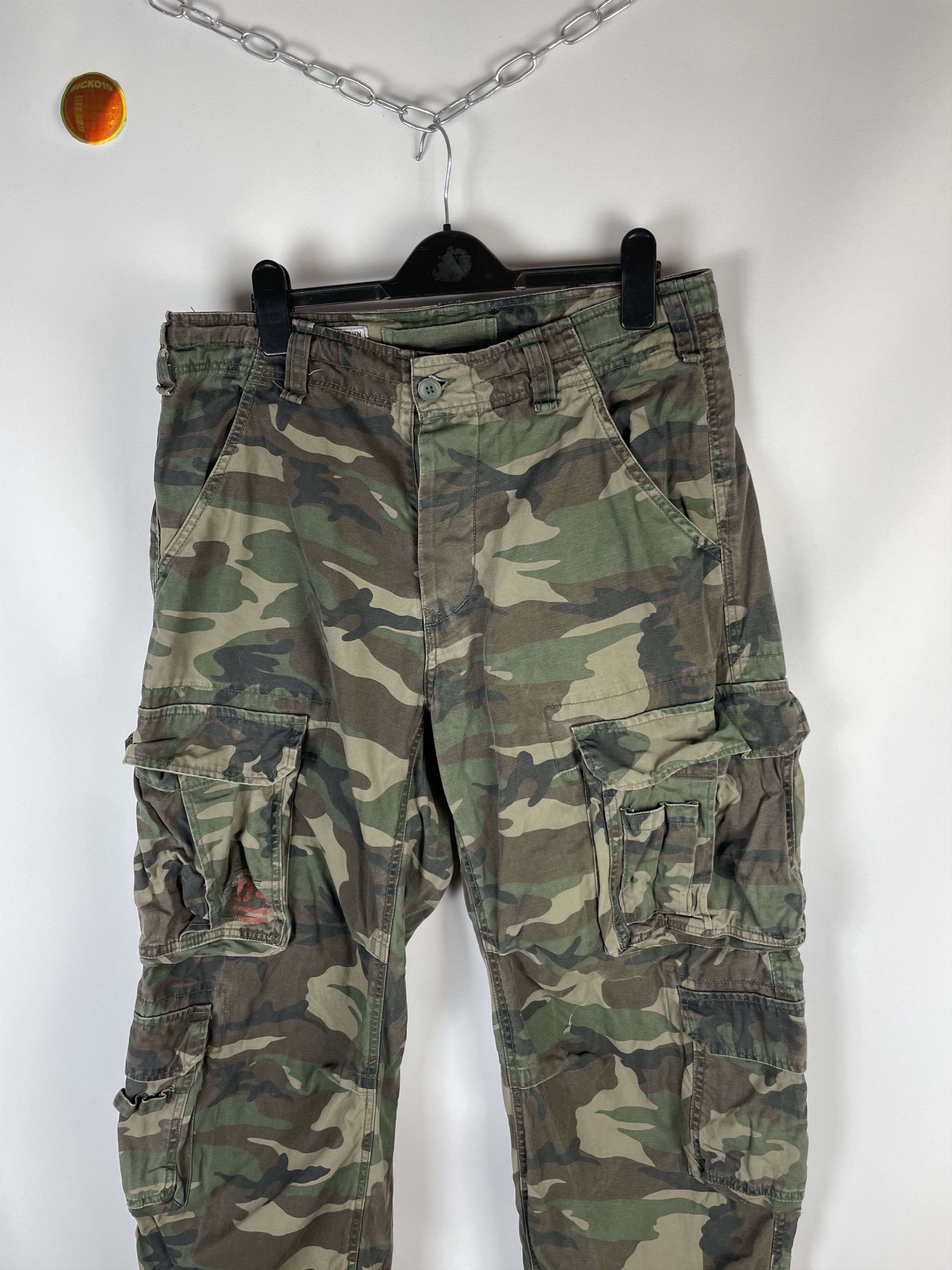 Japanese Brand Surplus Tex Cargo Pants Multipocket Baggy Size US 34 / EU 50 - 3 Thumbnail