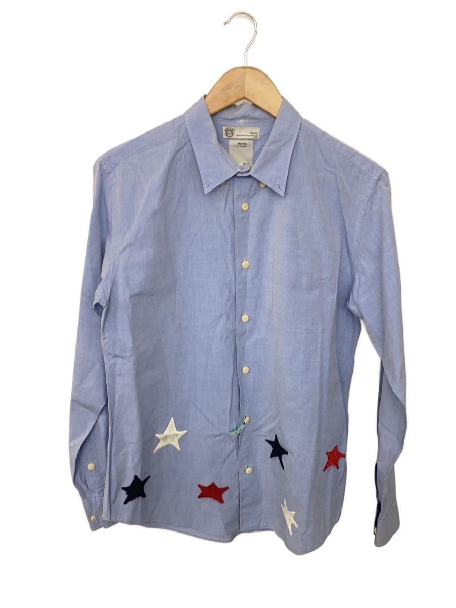 Visvim Blue Cotton Long Sleeve Shirt Size US M / EU 48-50 / 2 - 1 Thumbnail