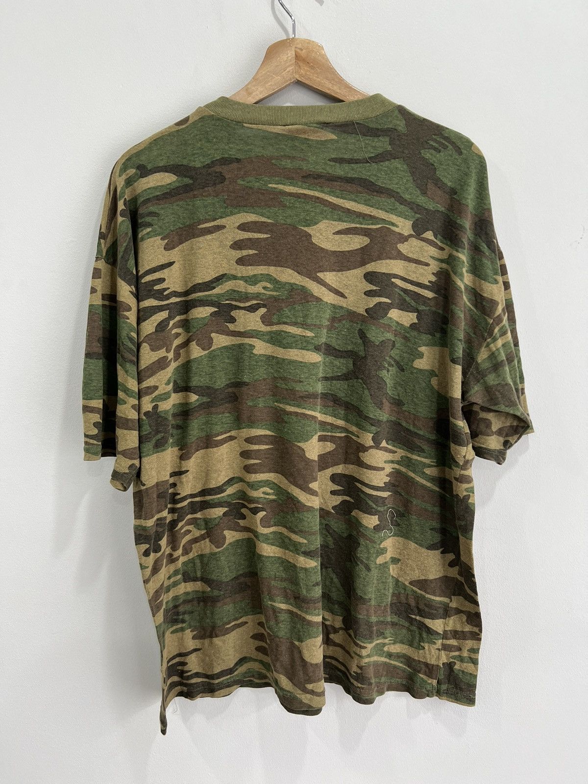 Vintage Vintage Camo Army Green Shirt tee Size US M / EU 48-50 / 2 - 2 Thumbnail