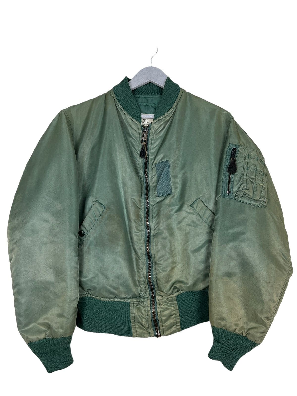 Schott 🔥 VINTAGE SCHOTT BROS MA-1 1949 REVERSIBLE BOMBER JACKET Size US S / EU 44-46 / 1 - 3 Thumbnail