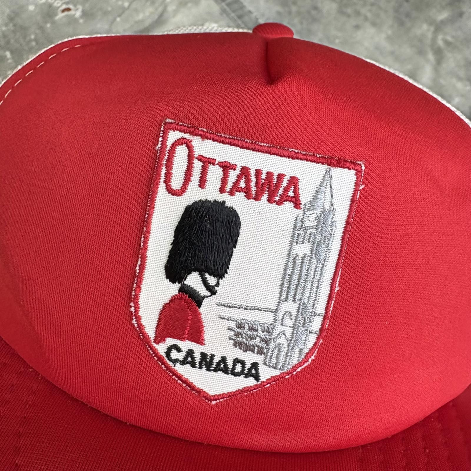 Vintage Vintage 80s Ottawa Canada Royal Guard Patch Trucker Hat Size ONE SIZE - 2 Thumbnail