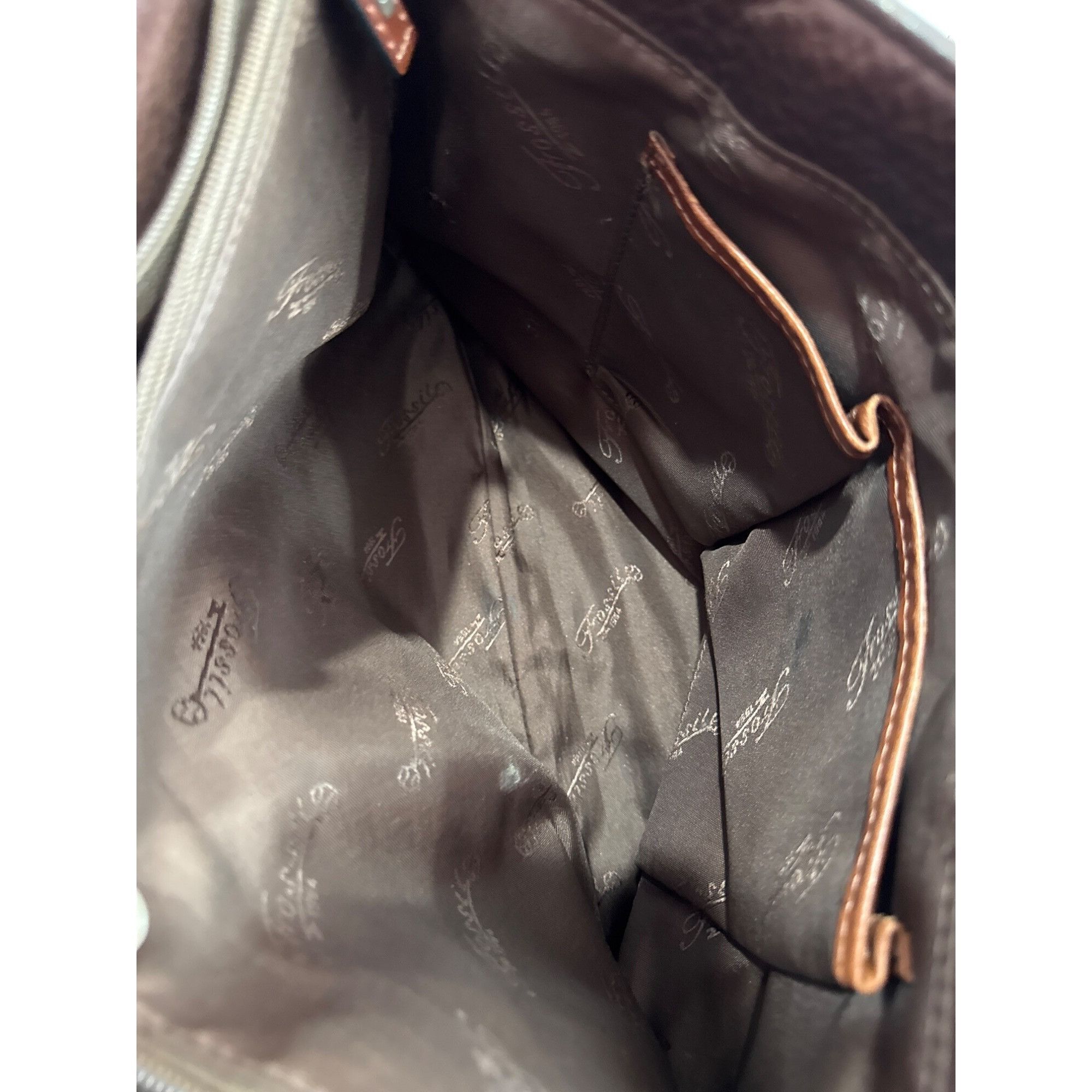 Fossil Fossil Womans Vintage Brown Leather Shoulder Handbag SKU 865 Size ONE SIZE - 18 Thumbnail