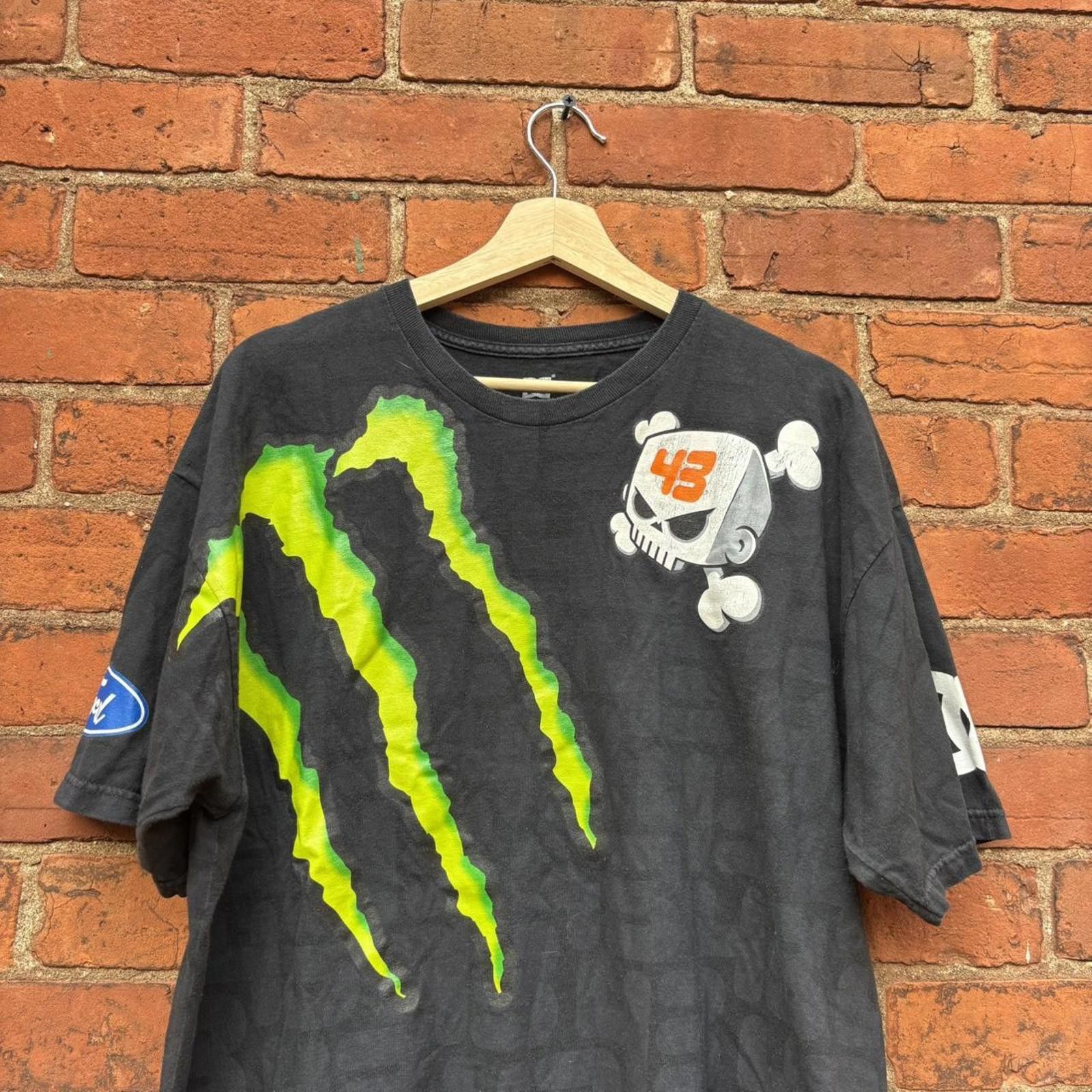 Designer monster energy drink dc shoes Ken block racing t shirt XL Size US XL / EU 56 / 4 - 2 Thumbnail