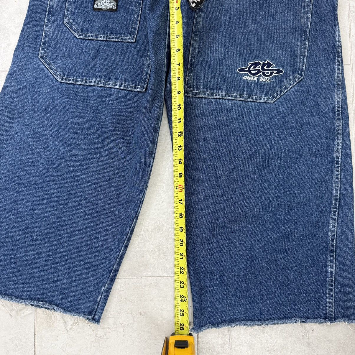 JNCO Vintage Garment Stage Baggy Pathwork Denim Size US 34 / EU 50 - 6 Thumbnail