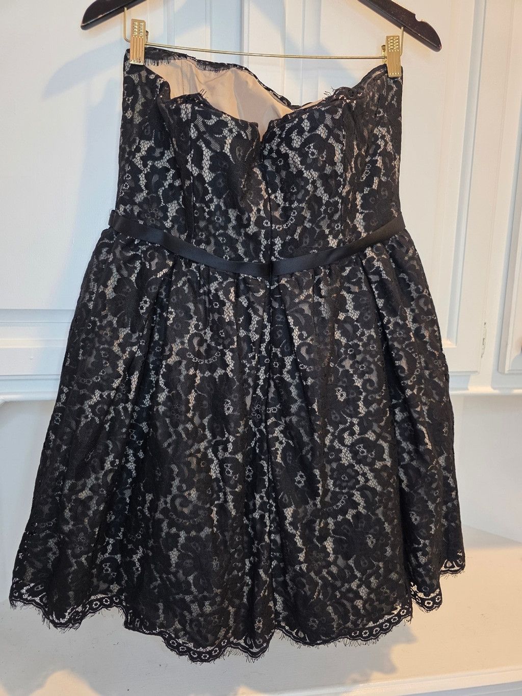 Neiman Marcus Neiman Marcus x Robert Rodriguez Black Lace Strapless Party Size M / US 6-8 / IT 42-44 - 4 Thumbnail