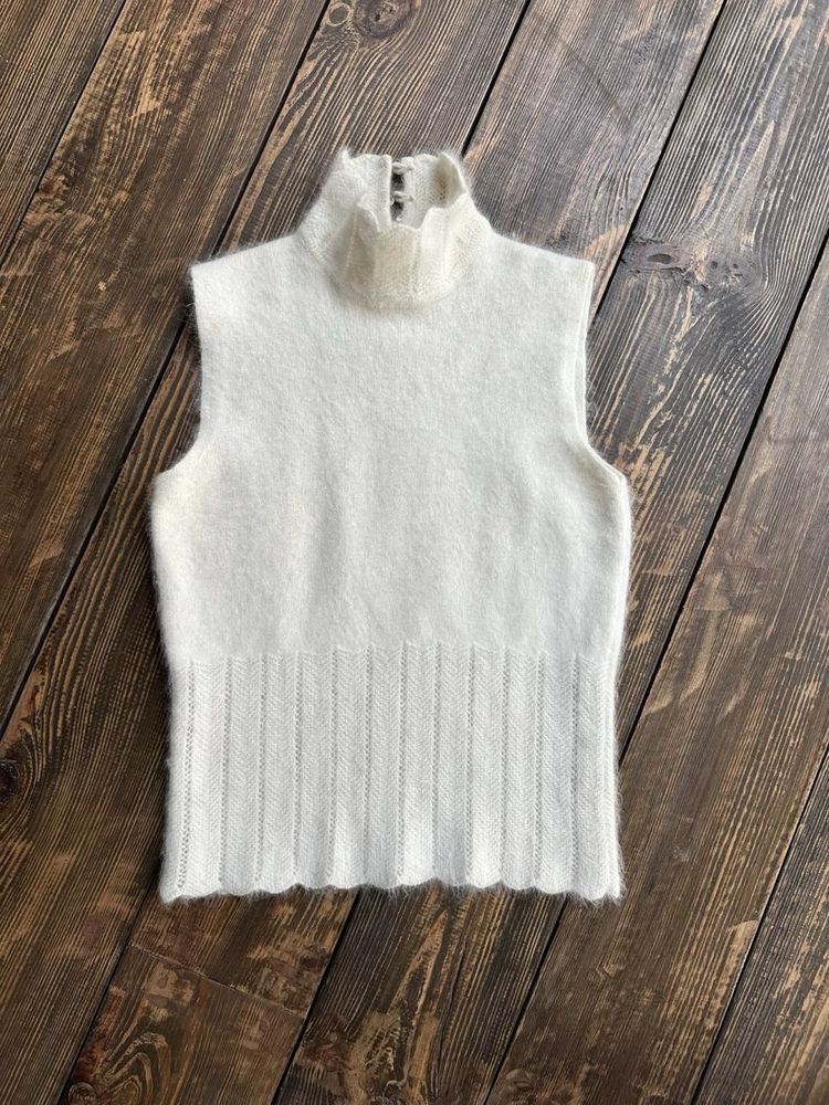 Dior Christian Dior Galliano Cashmere Sweater Vintage Vest Size S / US 4 / IT 40 - 1 Thumbnail