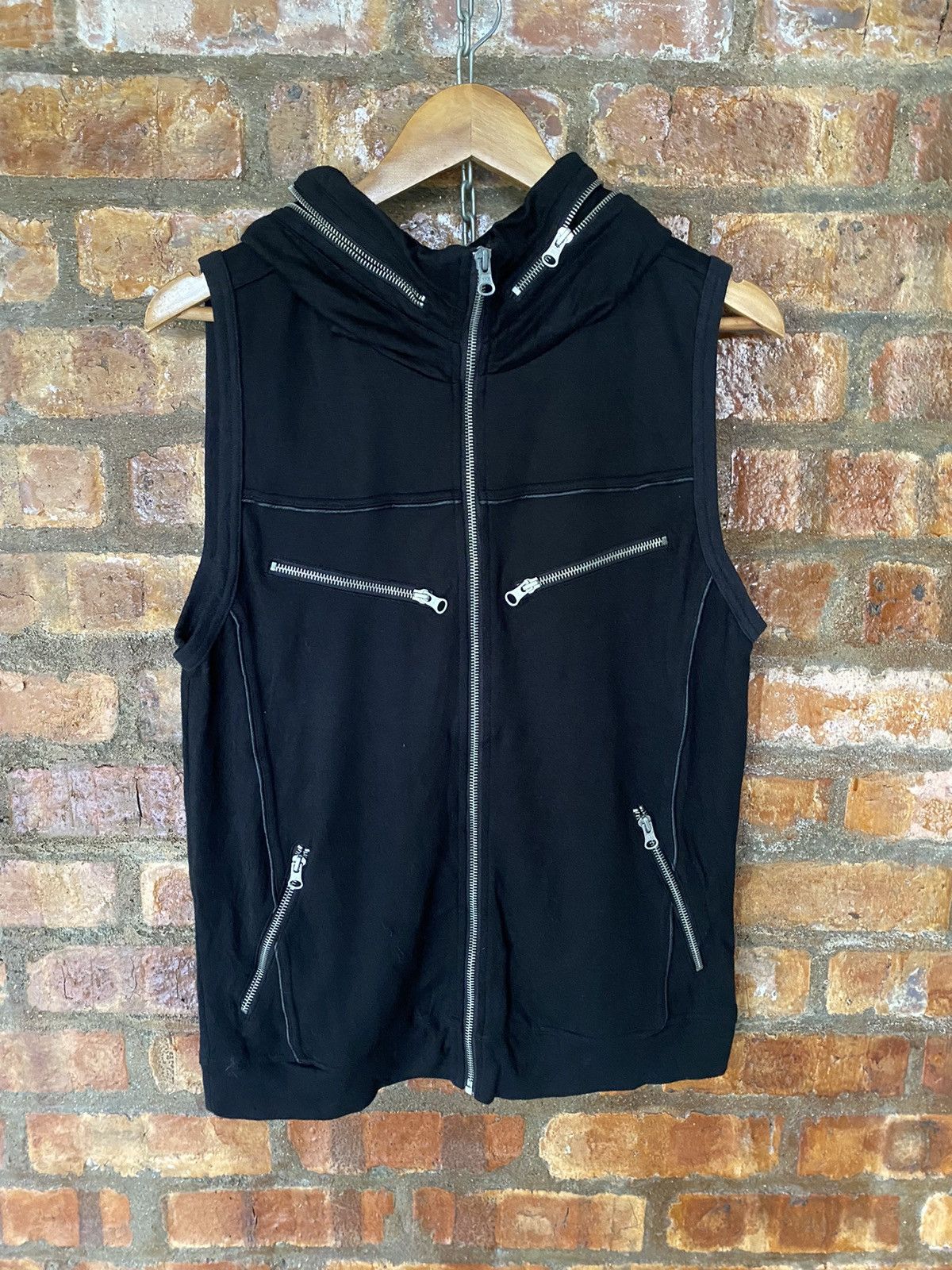 Japanese Brand Vtg Laucy Cool Japan Bondage zipper paneled hoodie Size US M / EU 48-50 / 2 - 2 Thumbnail