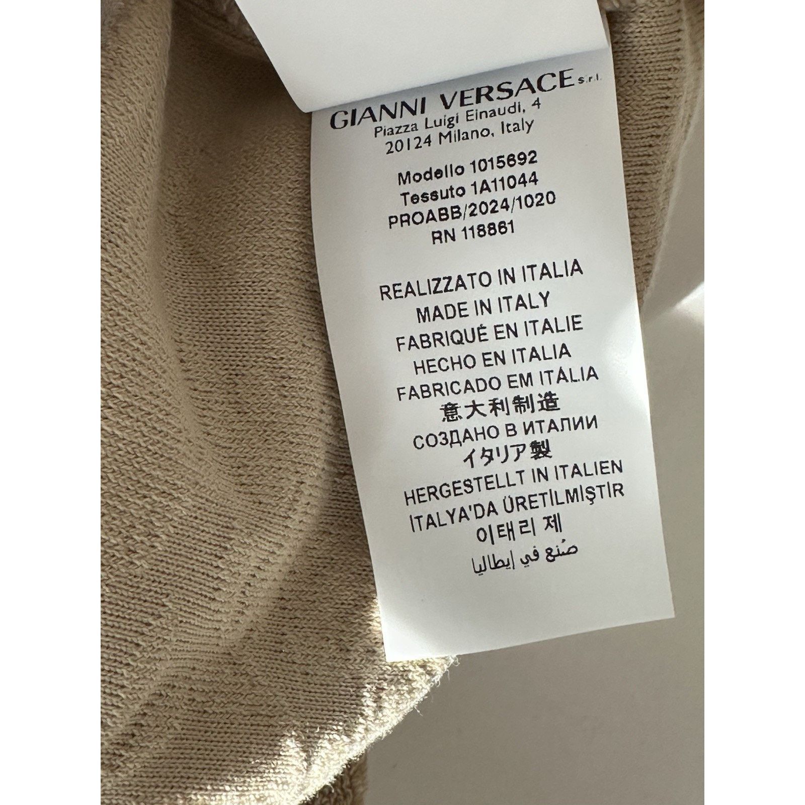 Versace Versace Barocco Jacquard Towel Shirt Size XL 1015692 Size US XL / EU 56 / 4 - 12 Thumbnail