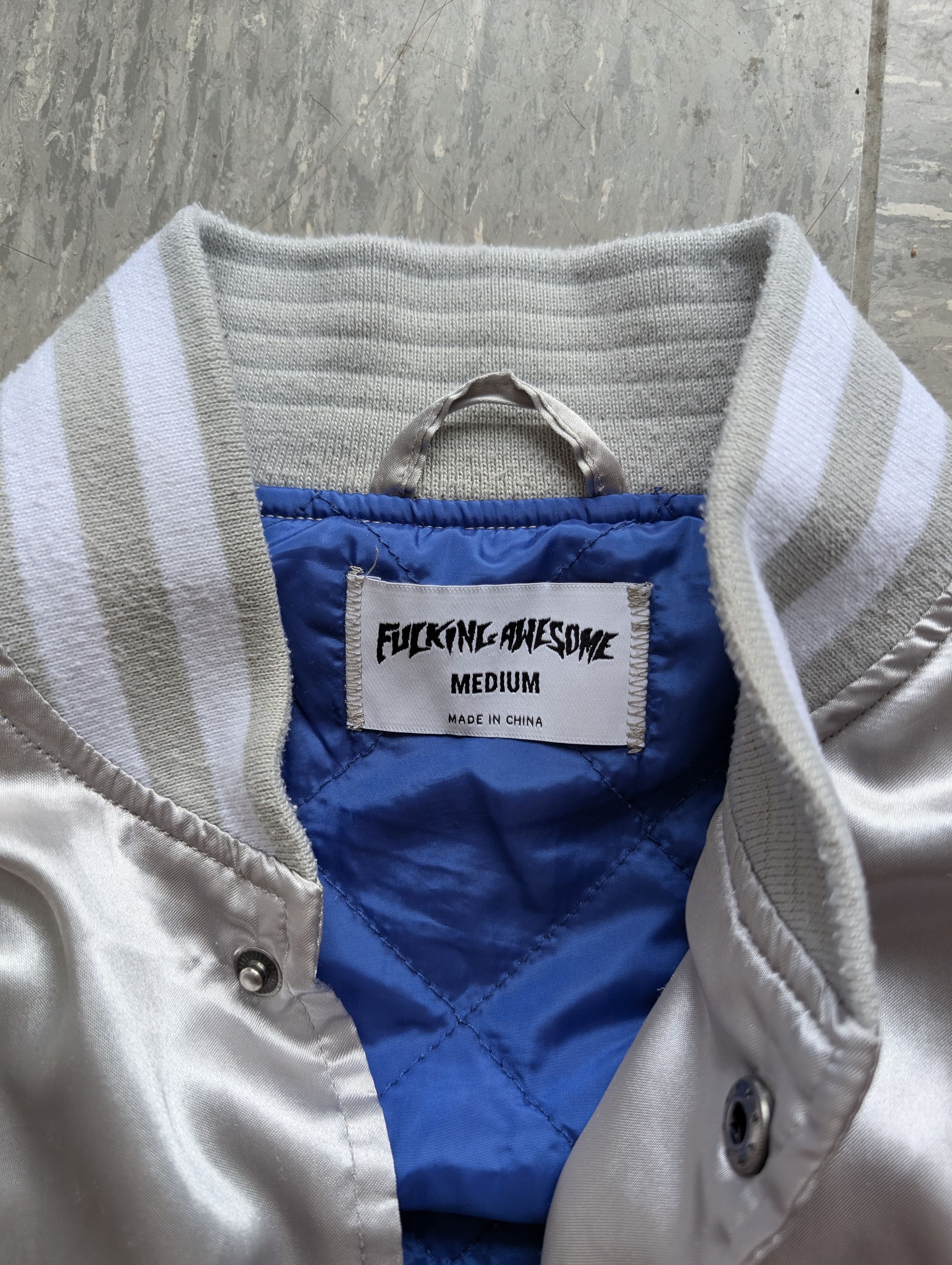 Fucking Awesome Fucking Awesome 2017 naked woman bomber jacket atlas vintage Size US M / EU 48-50 / 2 - 9 Thumbnail