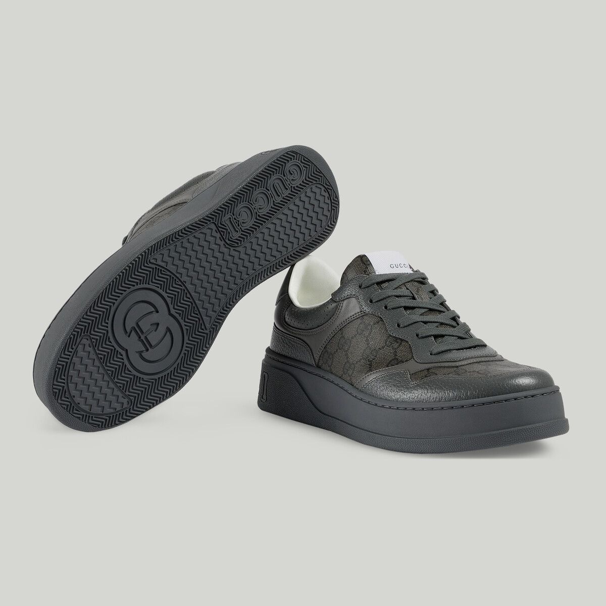 Gucci o1s1wg111025 Lace Up Sneakers in Grey Size US 7 / EU 40 - 5 Thumbnail