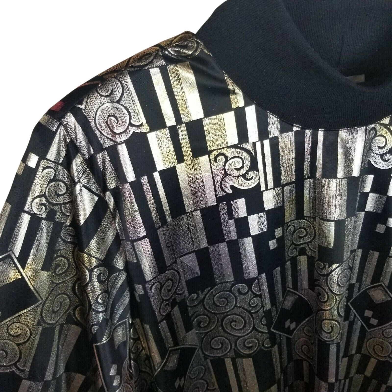 Vintage Vintage Judy Bond Metallic Top Mock Neck Sz M Holiday Party Size M / US 6-8 / IT 42-44 - 2 Thumbnail